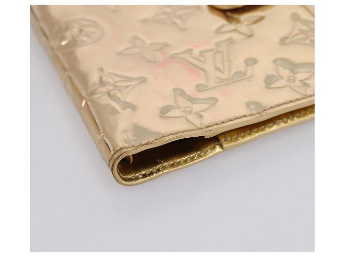 LOUIS VUITTON Miroir Agenda PM Funda de agenda dorada R20962 LV Auth 205923A Dorado - vista 15