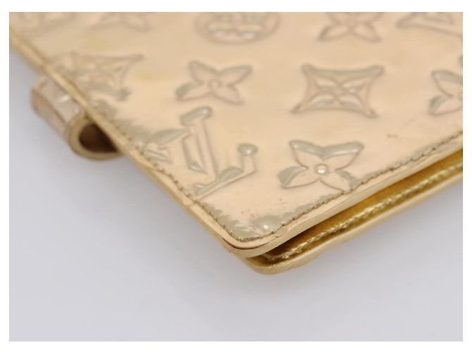 LOUIS VUITTON Miroir Agenda PM Funda de agenda dorada R20962 LV Auth 205923A Dorado - vista 17