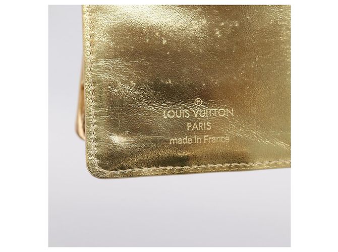 LOUIS VUITTON Miroir Agenda PM Funda de agenda dorada R20962 LV Auth 205923A Dorado - vista 18