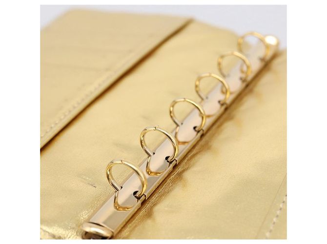 LOUIS VUITTON Miroir Agenda PM Funda de agenda dorada R20962 LV Auth 205923A Dorado - vista 21