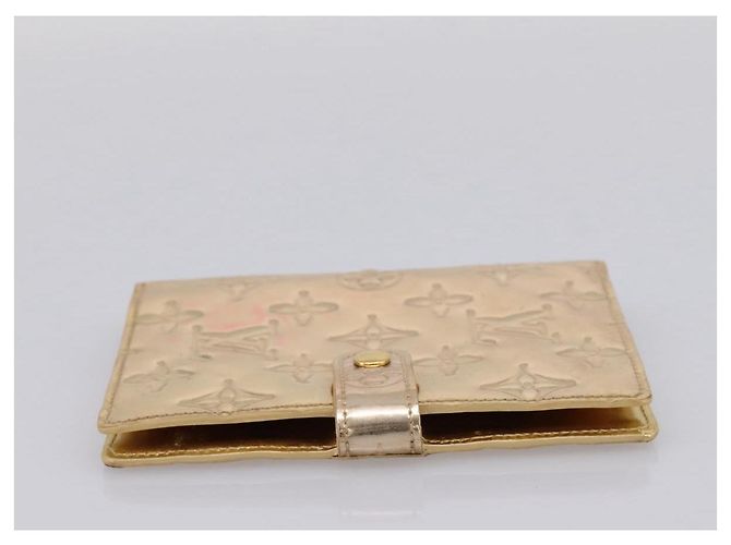 LOUIS VUITTON Miroir Agenda PM Funda de agenda dorada R20962 LV Auth 205923A Dorado - vista 3