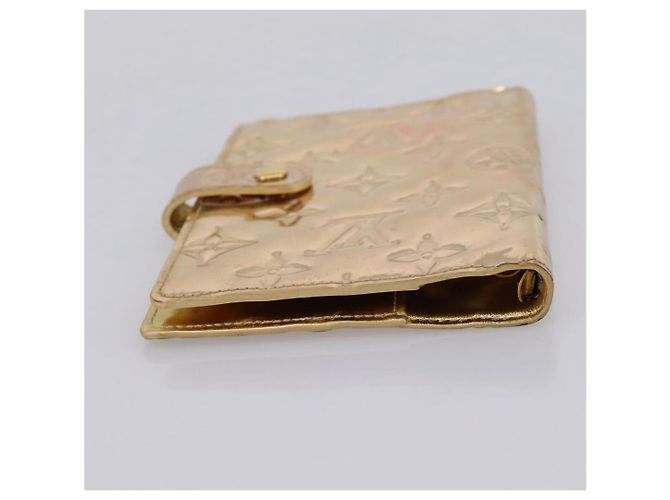 LOUIS VUITTON Miroir Agenda PM Funda de agenda dorada R20962 LV Auth 205923A Dorado - vista 5