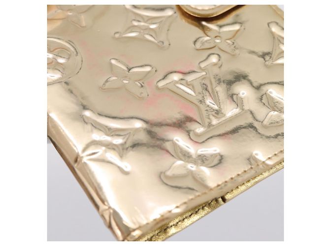 LOUIS VUITTON Miroir Agenda PM Funda de agenda dorada R20962 LV Auth 205923A Dorado - vista 7