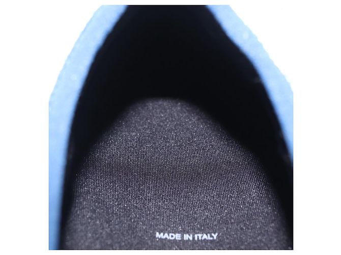 Christian Dior Snow Shoes Trotter Canvas Blue Auth 203701M - vista 17