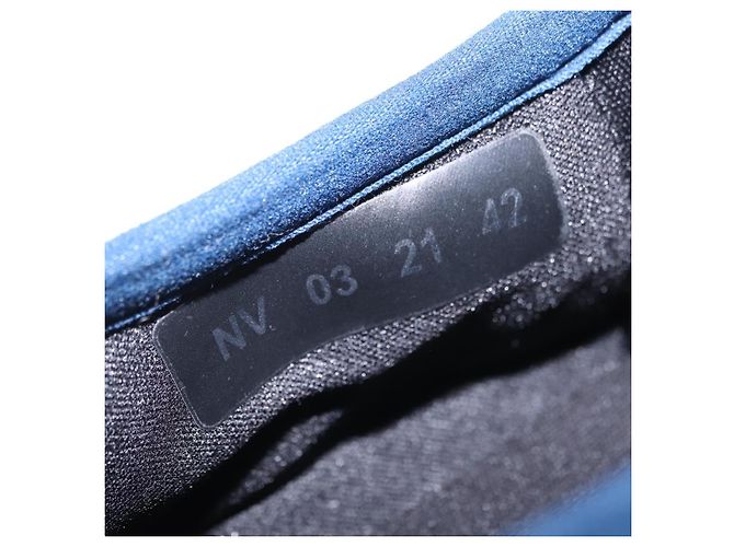 Christian Dior Snow Shoes Trotter Canvas Blue Auth 203701M - vista 18