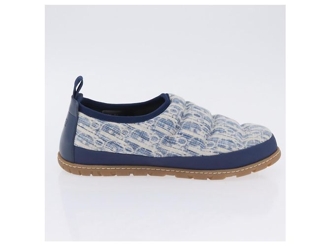 Christian Dior Snow Shoes Trotter Canvas Blue Auth 203701M - vista 21