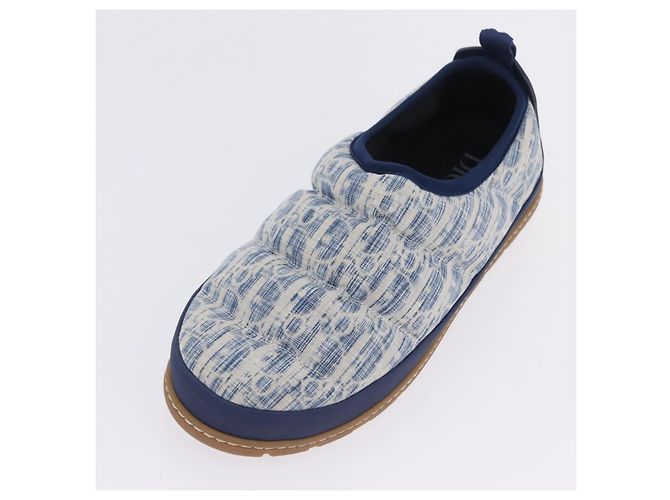 Christian Dior Snow Shoes Trotter Canvas Blue Auth 203701M - vista 23