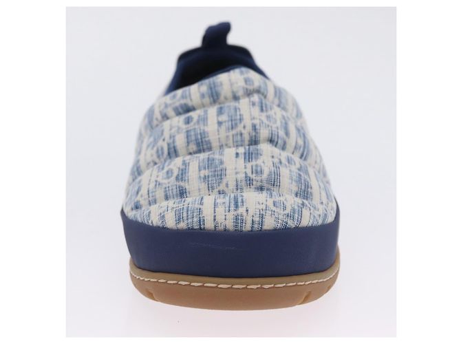Christian Dior Snow Shoes Trotter Canvas Blue Auth 203701M - vista 29