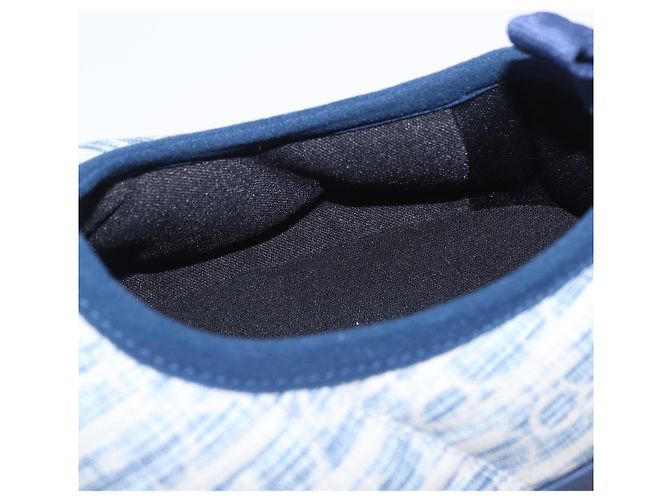 Christian Dior Snow Shoes Trotter Canvas Blue Auth 203701M - vista 32