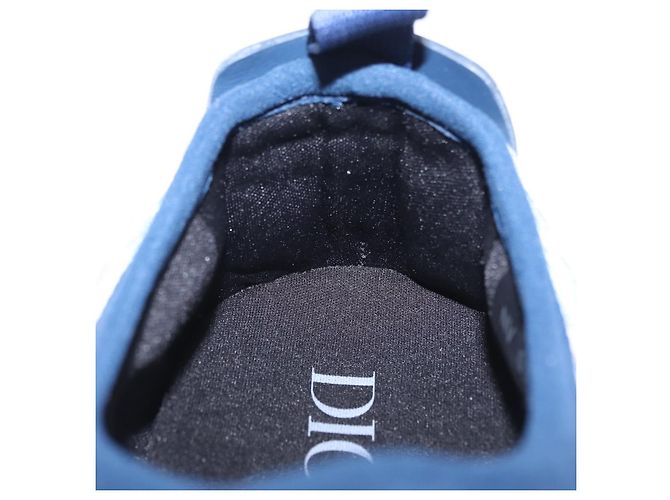 Christian Dior Snow Shoes Trotter Canvas Blue Auth 203701M - vista 34