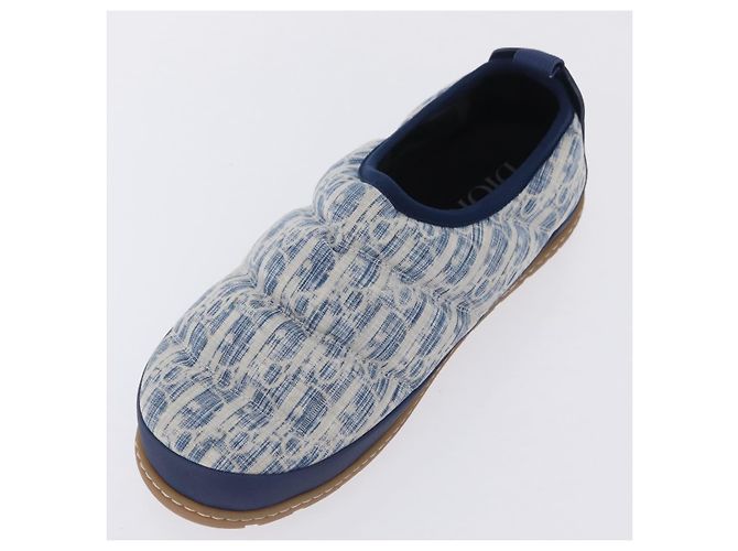 Christian Dior Snow Shoes Trotter Canvas Blue Auth 203701M - vista 6
