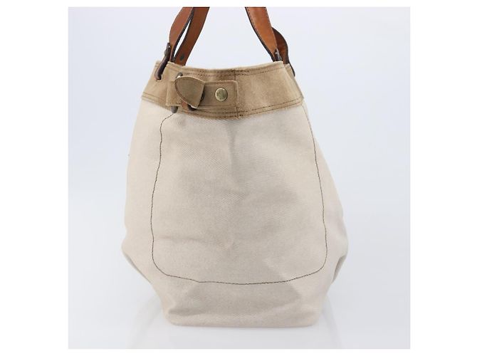 Borsa Tote BURBERRY Blue Label Canvas White Auth bs37331 Bianco - vista 3