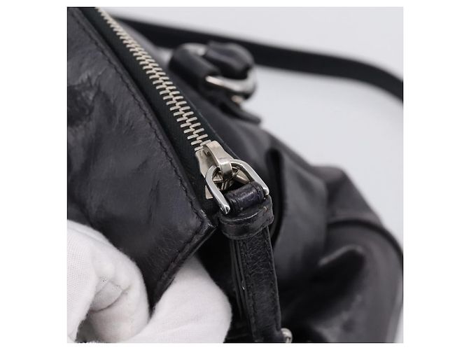 Borsa a mano Miu Miu Vitter Lux in pelle 2way Viola Argento Auth BA16195V Porpora - vista 10