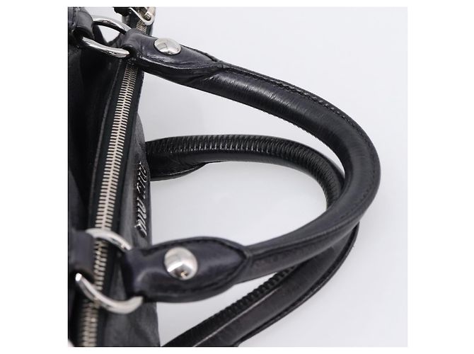 Borsa a mano Miu Miu Vitter Lux in pelle 2way Viola Argento Auth BA16195V Porpora - vista 15