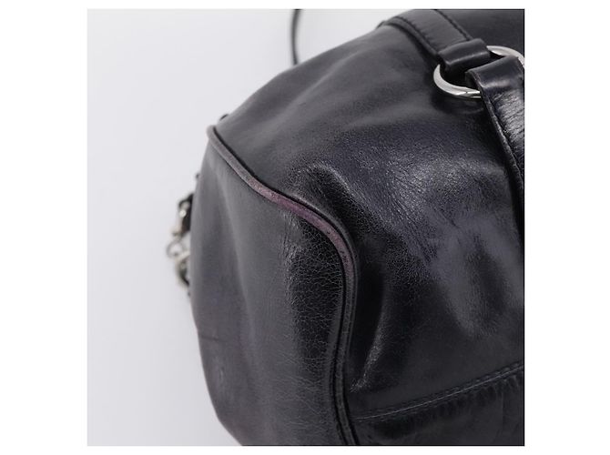 Borsa a mano Miu Miu Vitter Lux in pelle 2way Viola Argento Auth BA16195V Porpora - vista 17