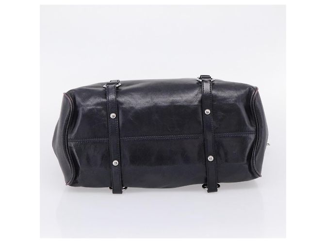 Borsa a mano Miu Miu Vitter Lux in pelle 2way Viola Argento Auth BA16195V Porpora - vista 5