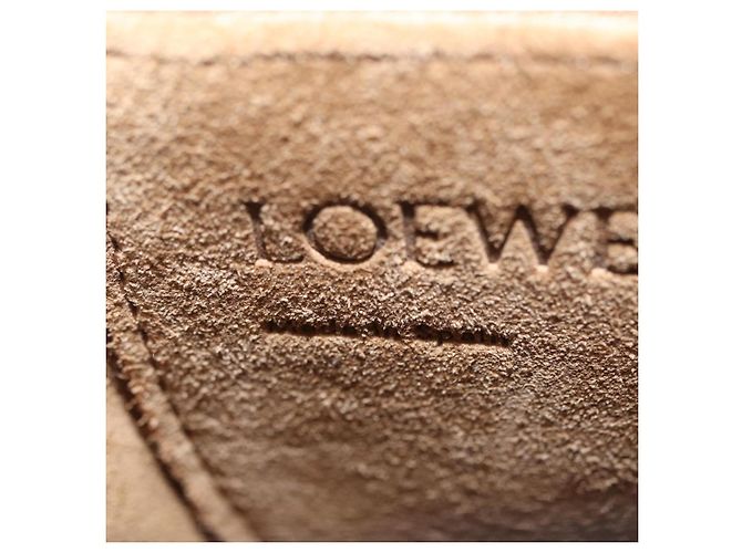 LOEWE Mini Gate Bag Borsa a Tracolla in Pelle Verde Argento Auth ka6387M - vista 26