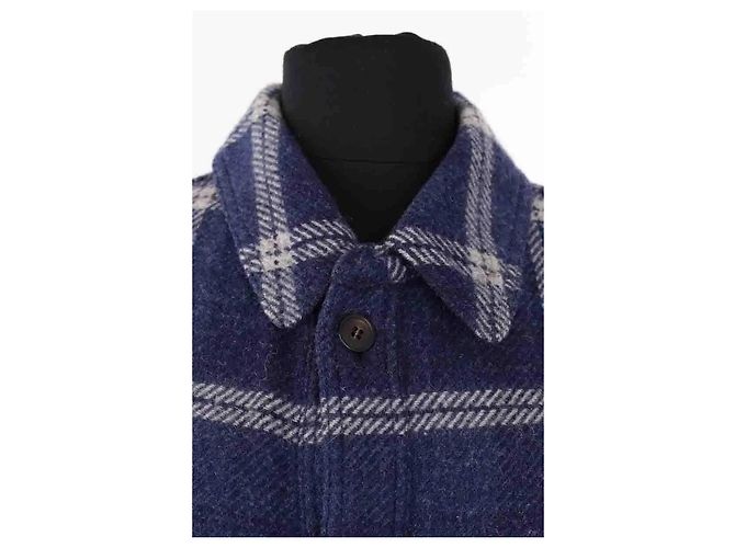 Isabel Marant Blaue Wolljacke Herren L - Ansicht 2