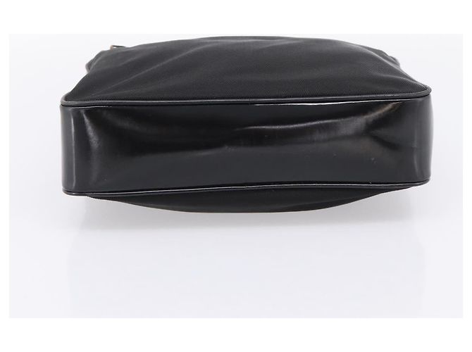 Borsa a mano GUCCI Bamboo Nylon Nero Argento 000 2040 0538 Auth ep16022 - vista 9