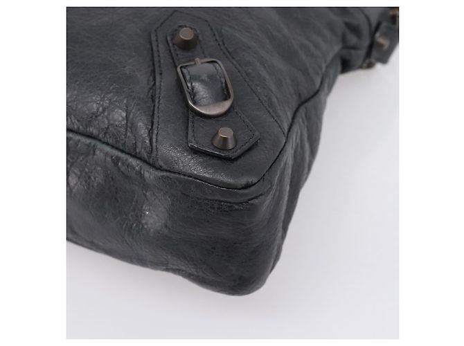 Borsa a mano Balenciaga The Town in pelle 2way Nera 240579 Auth mr2969SAM Nero - vista 10