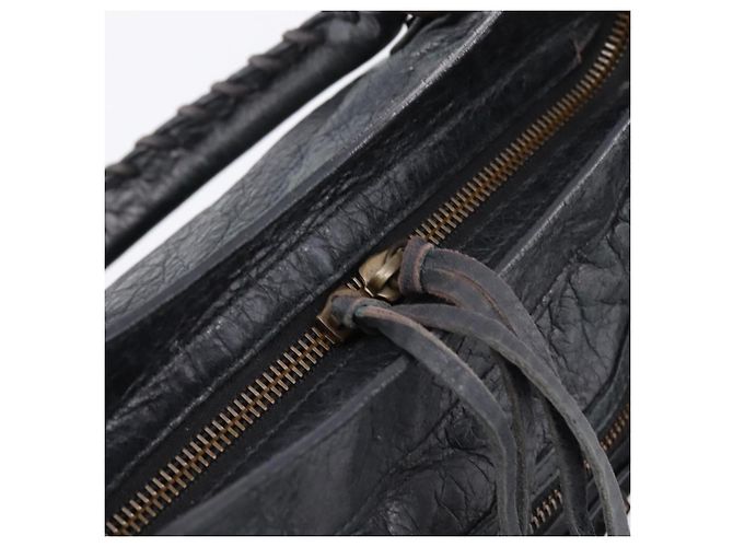 Borsa a mano Balenciaga The Town in pelle 2way Nera 240579 Auth mr2969SAM Nero - vista 18