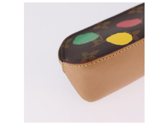 LOUIS VUITTON Yayoi Kusama Trousse Elizabeth Pen Case GI0886 LV Auth ar14312SAM Monograma - vista 15