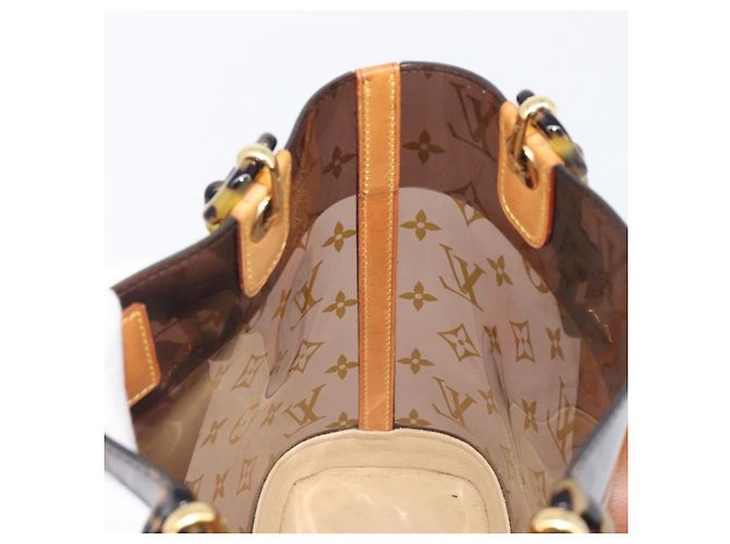 Borsa LOUIS VUITTON Monogram Vinyl Cabas Amble PM Brown M92502 LV Auth ep15927 Marrone - vista 19