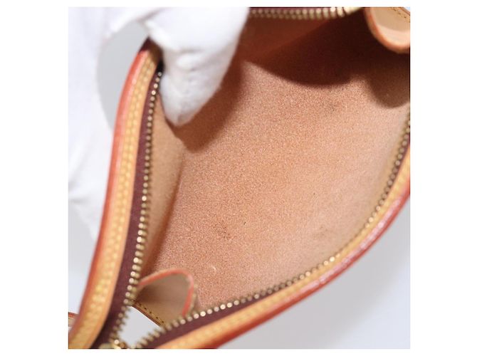 Borsa LOUIS VUITTON Monogram Vinyl Cabas Amble PM Brown M92502 LV Auth ep15927 Marrone - vista 23