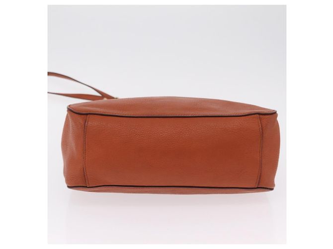 Borsa a mano Miu Miu in pelle 2way Orange Gold Auth 206335A D'oro Arancione - vista 5