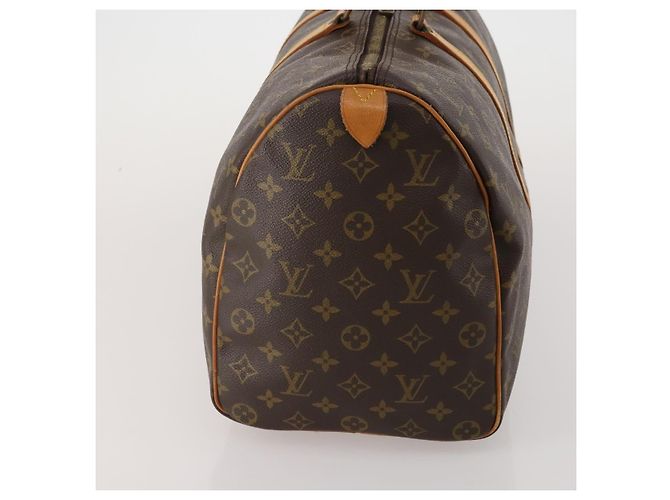 LOUIS VUITTON Monogram Keepall 45 Boston Bag M41428 LV Auth 194702V Monogramma - vista 4