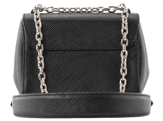 LOUIS VUITTON - Borsa a tracolla Louis Vuitton Twist PM in pelle Epi nera Nero - vista 3
