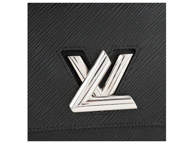 LOUIS VUITTON - Borsa a tracolla Louis Vuitton Twist PM in pelle Epi nera Nero - vista 5