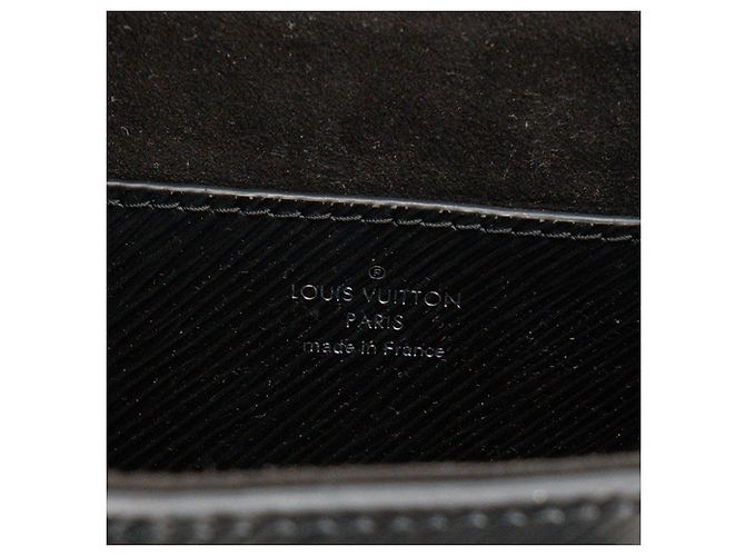 LOUIS VUITTON - Borsa a tracolla Louis Vuitton Twist PM in pelle Epi nera Nero - vista 7