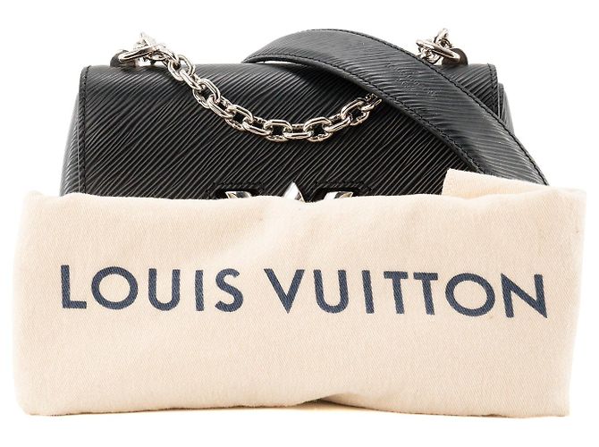 LOUIS VUITTON - Borsa a tracolla Louis Vuitton Twist PM in pelle Epi nera Nero - vista 9