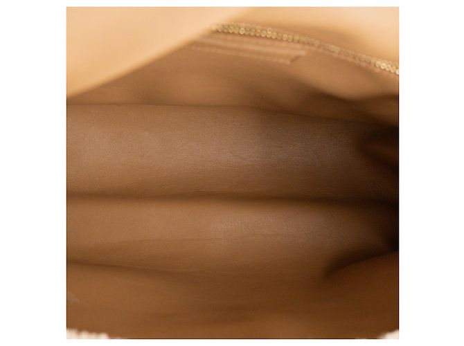 Autre Marque SAINT LAURENT - Borsa a tracolla Niki Saint Laurent in shearling e camoscio marrone - vista 7