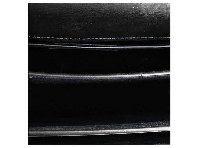Autre Marque SAINT LAURENT - Borsa a tracolla Saint Laurent Sunset in pelle liscia nera Nero - vista 11