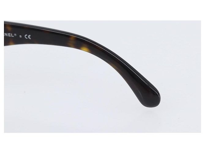 Gafas de sol CHANEL plástico Dark Brown CC Auth bs37302 Marrón oscuro - vista 11