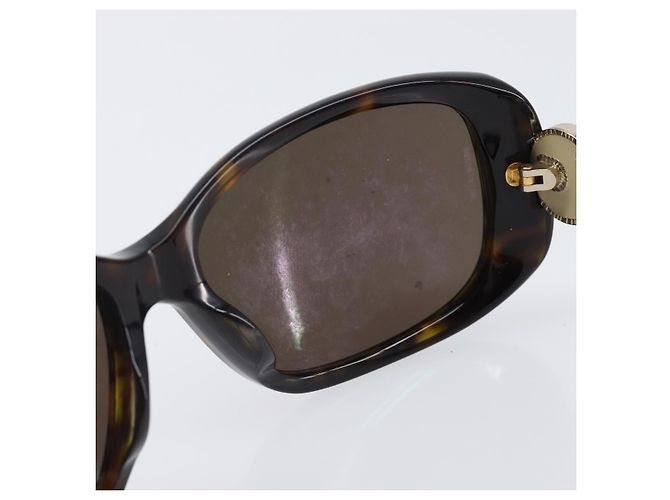 Gafas de sol CHANEL plástico Dark Brown CC Auth bs37302 Marrón oscuro - vista 12