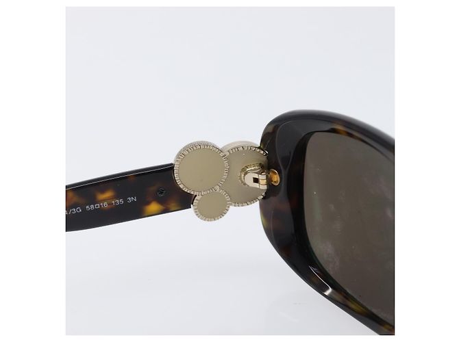 Gafas de sol CHANEL plástico Dark Brown CC Auth bs37302 Marrón oscuro - vista 15