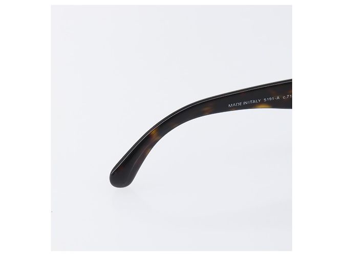 Gafas de sol CHANEL plástico Dark Brown CC Auth bs37302 Marrón oscuro - vista 17