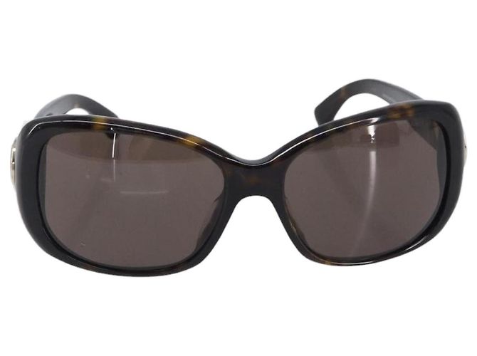 Gafas de sol CHANEL plástico Dark Brown CC Auth bs37302 Marrón oscuro - vista 2
