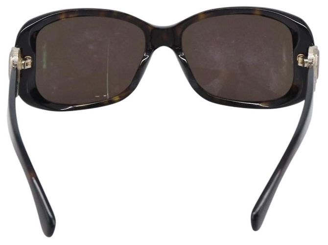 Gafas de sol CHANEL plástico Dark Brown CC Auth bs37302 Marrón oscuro - vista 3