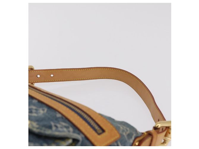 LOUIS VUITTON Monogram Denim Buggy PM Shoulder Bag Blue M95049 LV Auth mr2976V - vista 14
