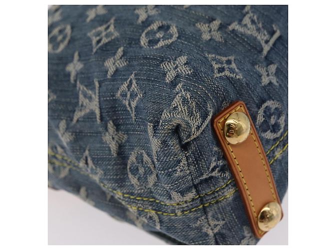 LOUIS VUITTON Monogram Denim Buggy PM Shoulder Bag Blue M95049 LV Auth mr2976V - vista 17