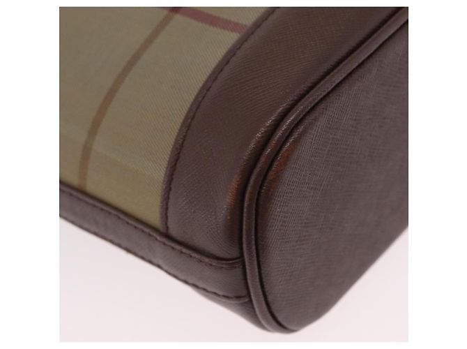 Borsa a tracolla Burberrys Nova Check Canvas Beige Gold Auth ep16148 D'oro - vista 17