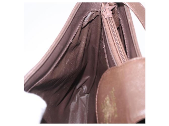 Borsa a tracolla Burberrys Nova Check Canvas Beige Gold Auth ep16148 D'oro - vista 22