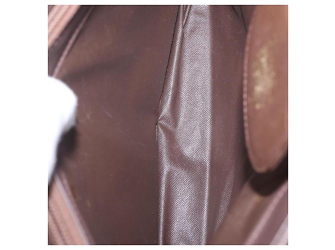 Borsa a tracolla Burberrys Nova Check Canvas Beige Gold Auth ep16148 D'oro - vista 23