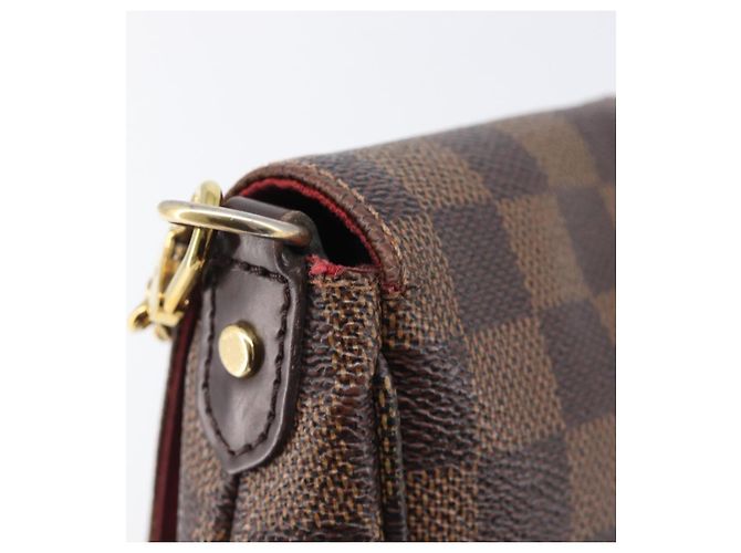 LOUIS VUITTON Damier Ebene Favorit MM Shoulder Bag M41129 LV Auth gh2407 - vista 10