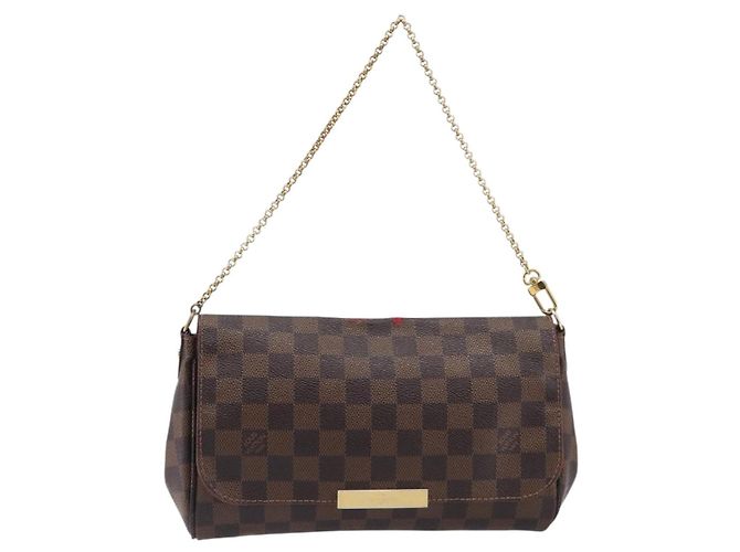 LOUIS VUITTON Damier Ebene Favorit MM Shoulder Bag M41129 LV Auth gh2407 - vista 13
