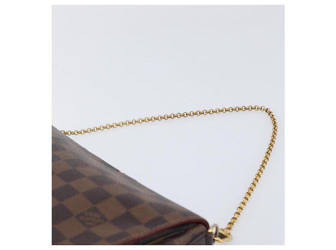 LOUIS VUITTON Damier Ebene Favorit MM Shoulder Bag M41129 LV Auth gh2407 - vista 14